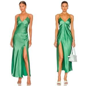 Anna October Narcissus Midi Dress in Green